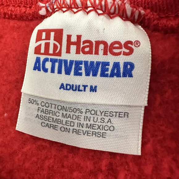 vintage mele Kalikimaka Hawaii crewneck red color size medium pullover 90s - Picture 4 of 8